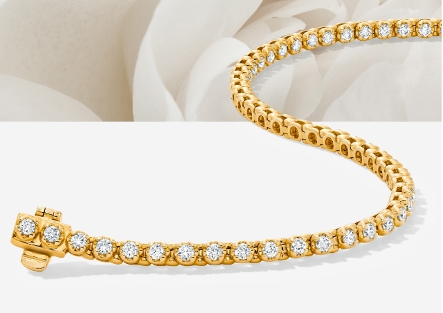 3. Diamond Bracelets - Capture their heart with the brilliance of a diamond bracelet.