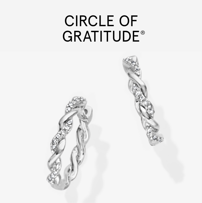 Circle of Gratitude - Find a beautiful way to say 'thank you' with jewellery that captures your unending love.