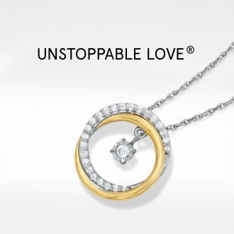 Unstoppable Love. Celebrate the love that moves you with a gift from the Unstoppable Love Collection.
