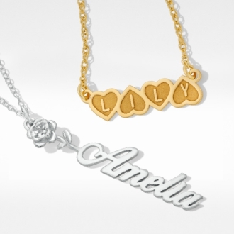 Personalized Jewellery. Make a memory with a unique and thoughtful personalized jewellery gift. 