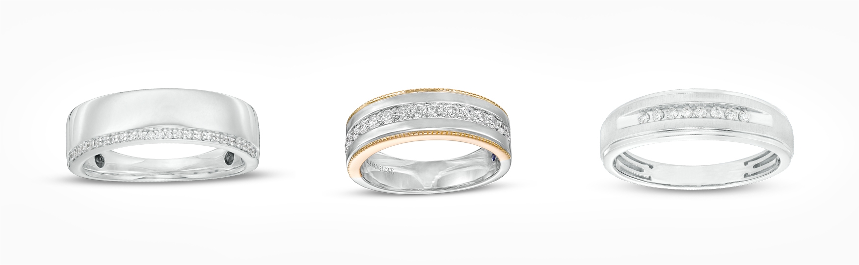 2. Diamond Wedding Bands