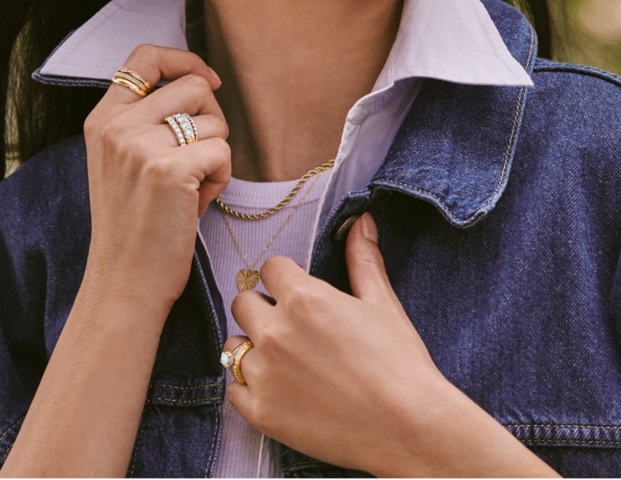Stacking Rings Guide - Get a fresh look with the jewellery you love. Our guide will give you step-by-step tips on how to create the perfect ring stack.