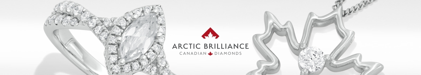 Arctic Brilliance Canadian Diamonds - Celebrate your love with a diamond born in the Canadian north. Our exclusive Arctic Brilliance Collection features Canadian certified diamonds in classic and contemporary styles.	
