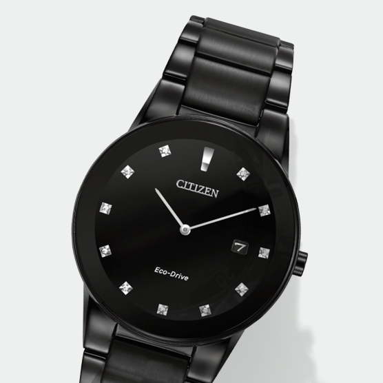 Black-Tone - Striking black-tone watches complement casual and formal attire.