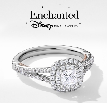 Enchanted Disney Bridal - Stunning bridal designs set with dazzling diamonds and gems. Each ring is inspired by a Disney princess or villian. 