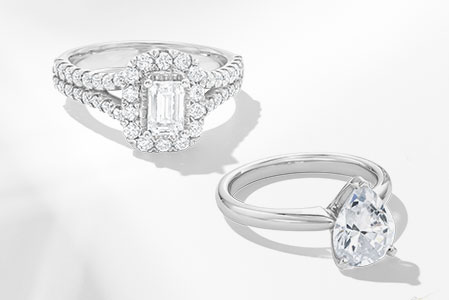 Lab-Created Diamond Engagement Rings - Uncover the beauty of responsibly sourced lab-created diamond engagement rings.