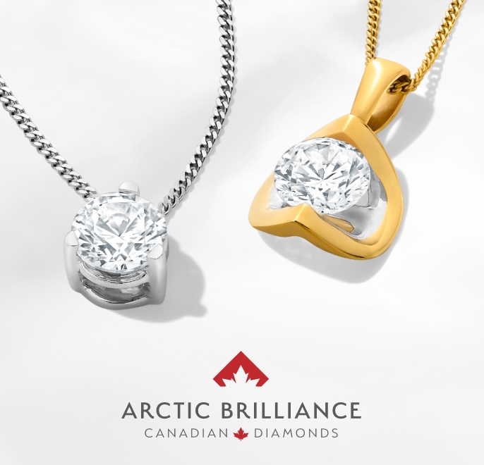 Arctic Brilliance - Shimmer in stunning style with Canadian certified diamonds.