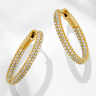 Hoops - Add a touch of brilliance to your look and dazzle in style at every turn.