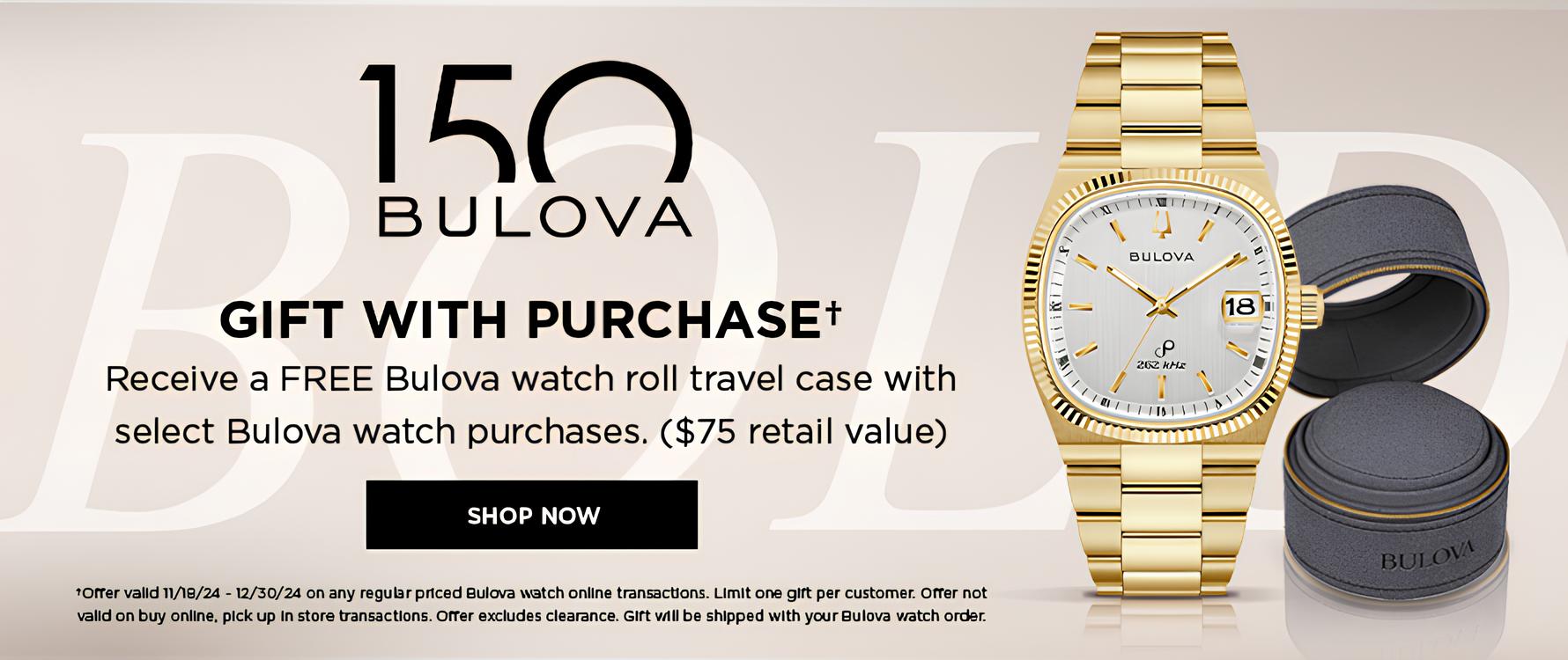 150 Bulova - Gift with purchase