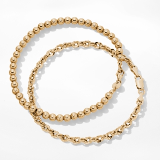 Shop by Category - 10-18K Gold Bracelets