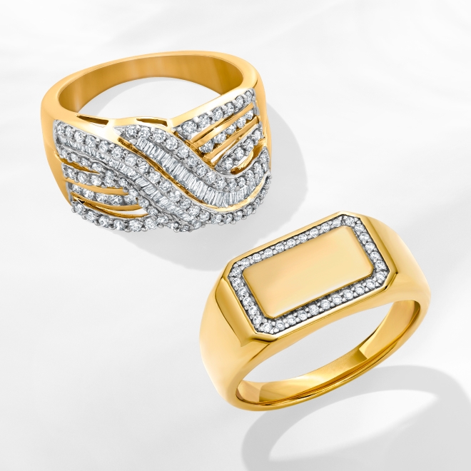 Diamond Rings - Discover an assortment of rings that offer all the shimmer, shine, and sparkle.