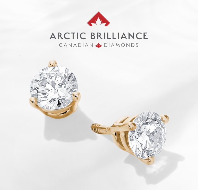 Arctic Brilliance. Give a gift from the Arctic Brilliance Collection - Canadian diamond styles that shine as bright as your love.