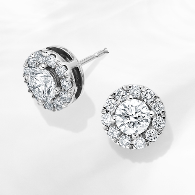 Diamond Earrings. Make the moment sparkle with a gift of dazzling diamond earrings. 