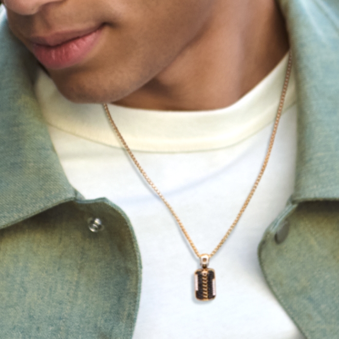 Dog Tag Pendants - Include a meaningful engraving to honour each groomsman.  