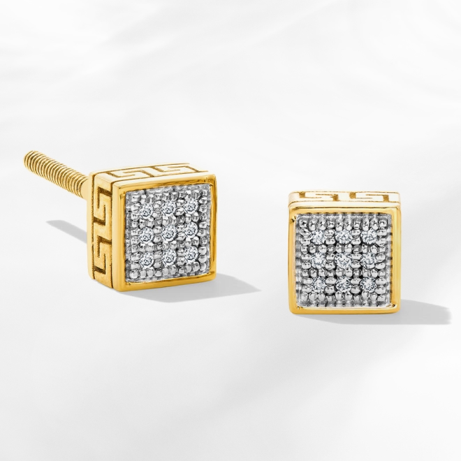 Stud Earrings - For the groomsmen who love a little bling. 