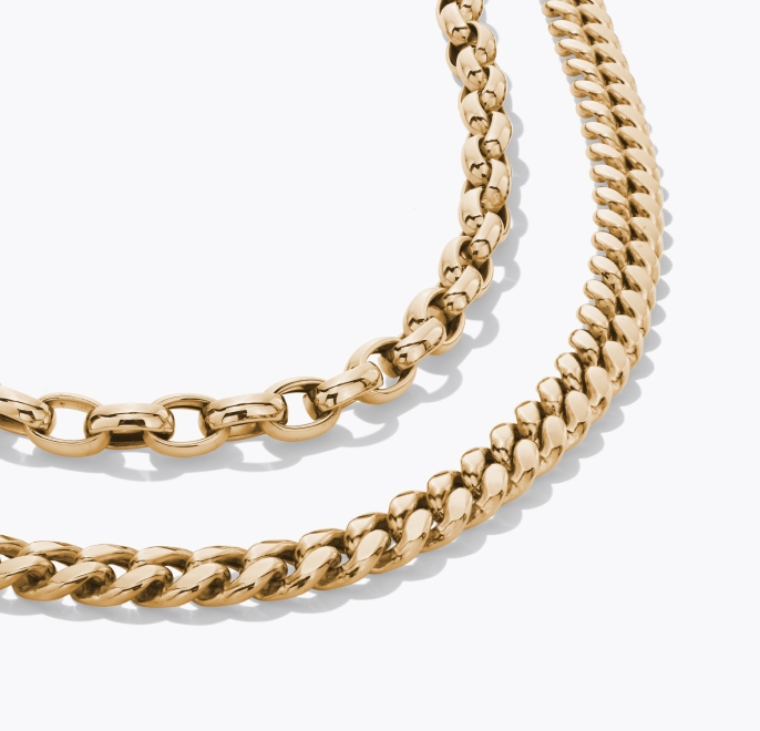 35% OFF* 10-18K GOLD CHAINS		