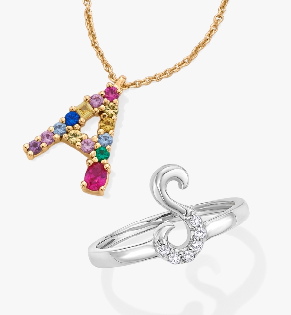 Initials & Monograms - From engravable bar necklaecs to pendants for her to signet rings and cufflinks for him, a monogram is the perfect personal touch.