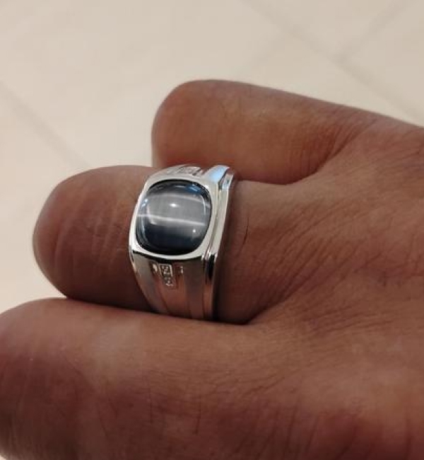 "I am very happy with my purchase and it looks so handsome.Thank you PEOPLES JEWELLERS."