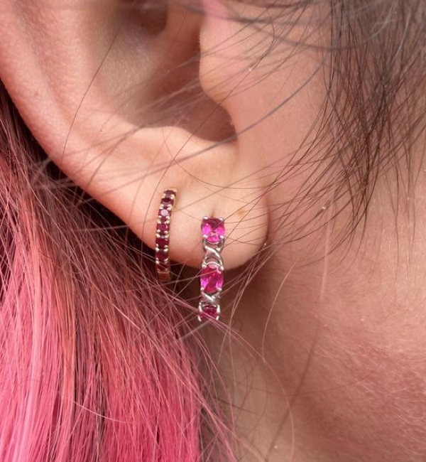 "I like these earring a lot, I wear them every day."	