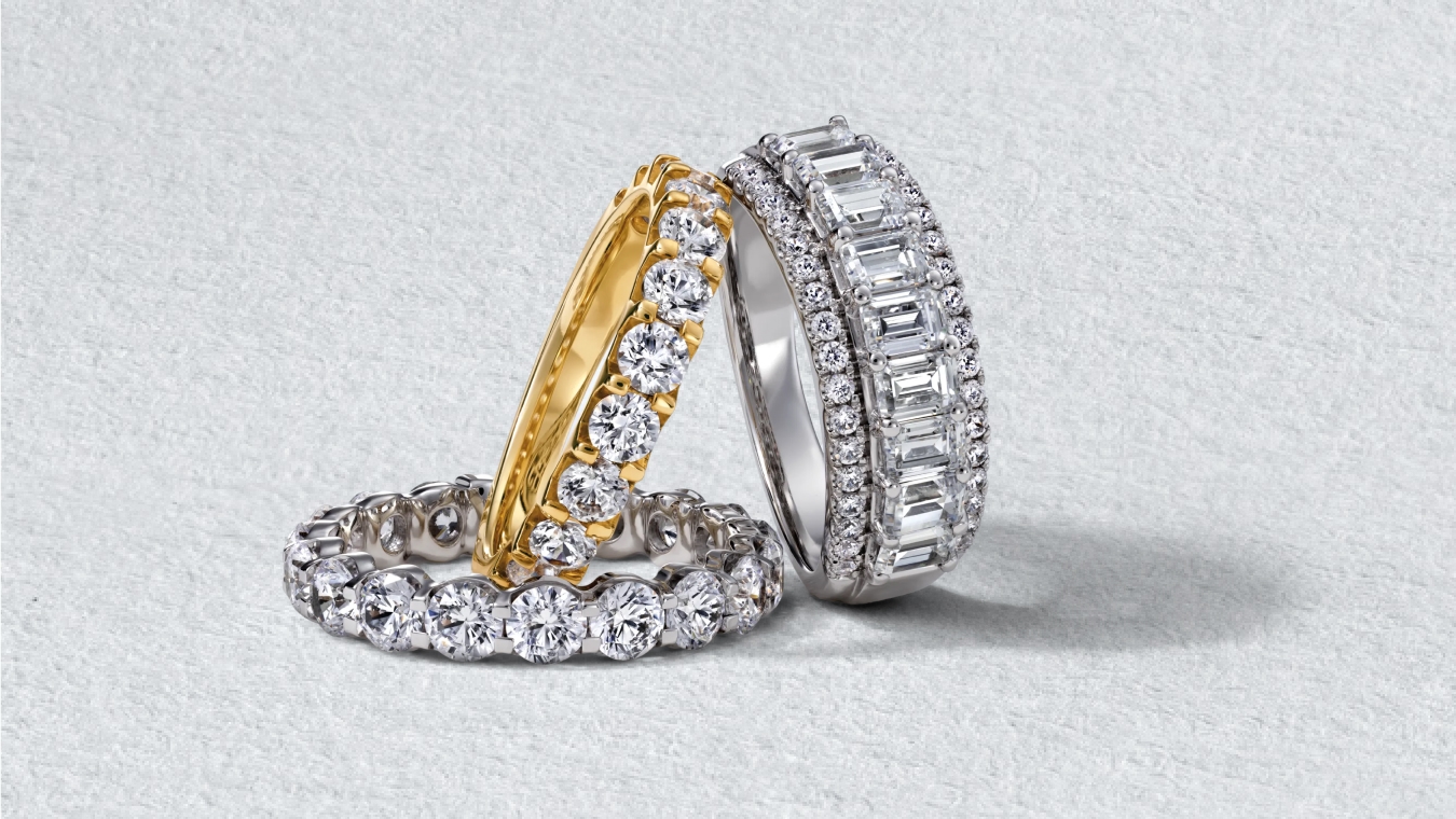 Lab-Grown Diamond Wedding Bands		