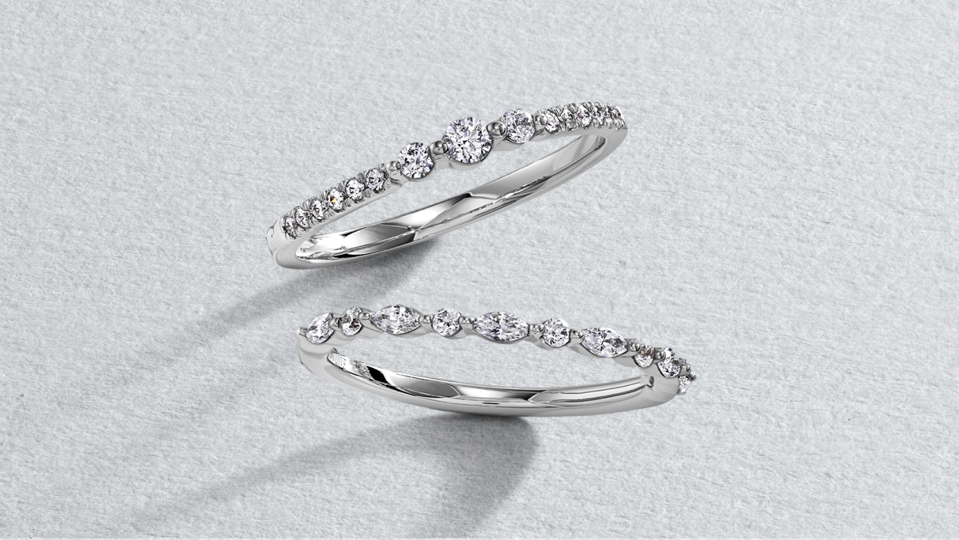 Natural Diamond Wedding Bands		