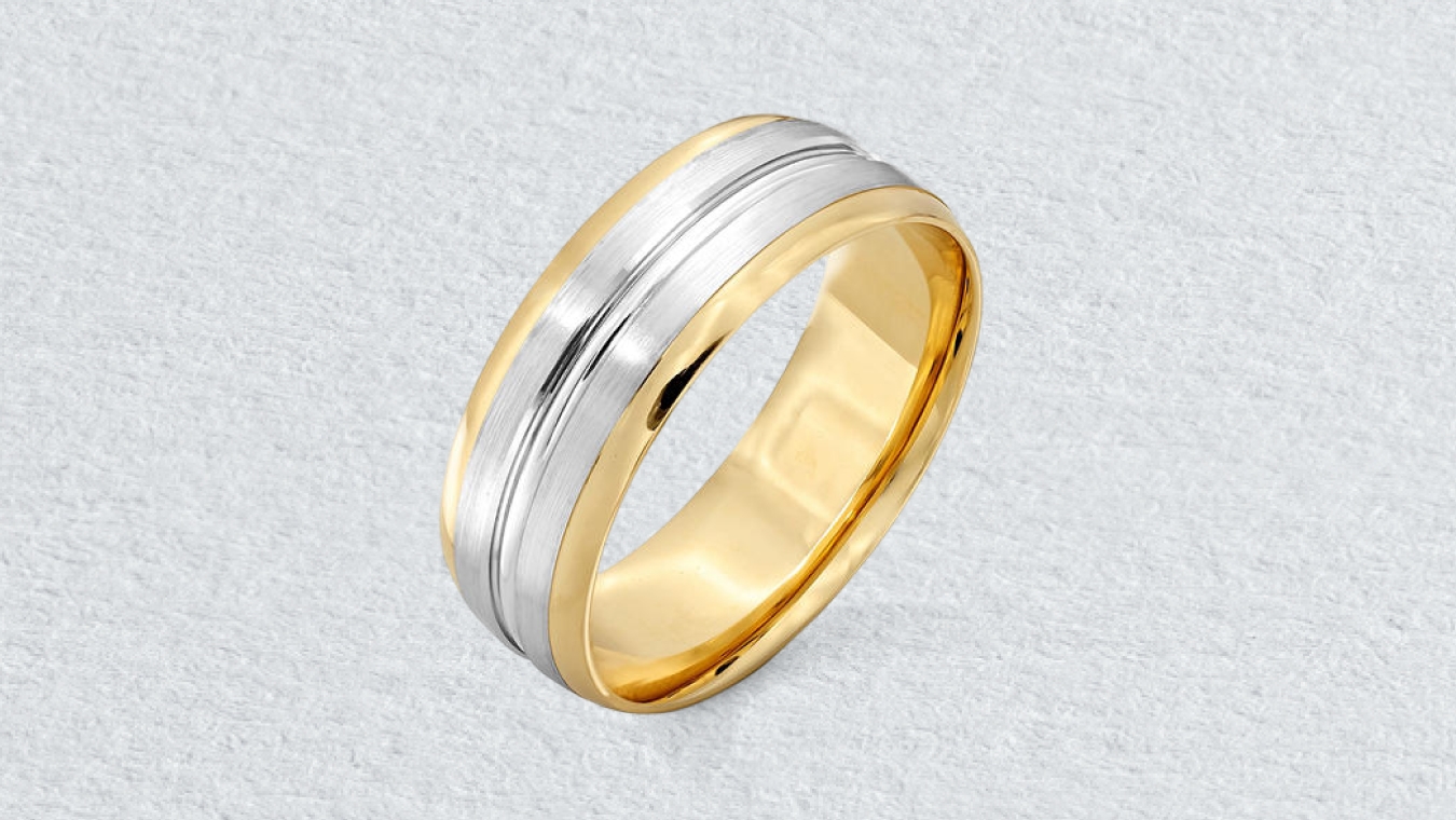 Two-Tone Wedding Bands		