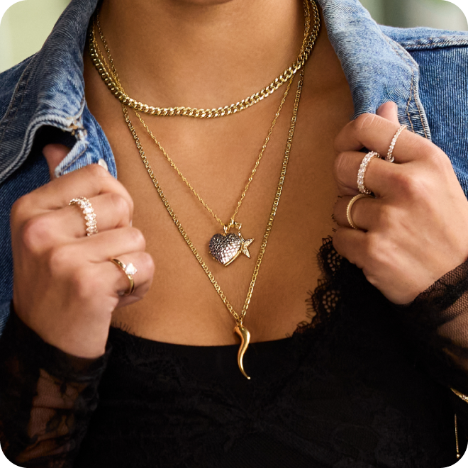 10K Gold Bonded Styles Under $300​