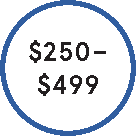 $250 - $500