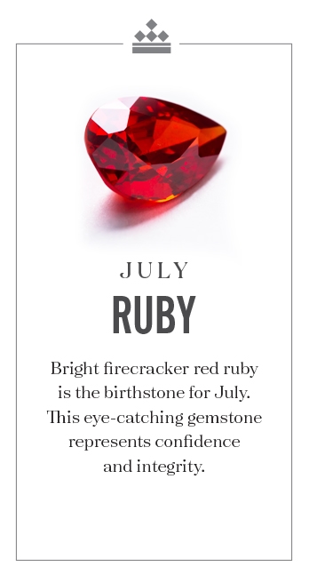 Ruby July Birthstone Jewellery | Peoples Jewellers