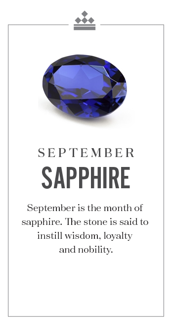 Sapphire September Birthstone Jewellery | Peoples Jewellers
