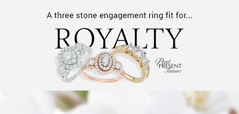 Past Present Future Collections Peoples Jewellers Past Present Future Three Exquisite Diamonds One Extraordinary Love Tell Her You Can